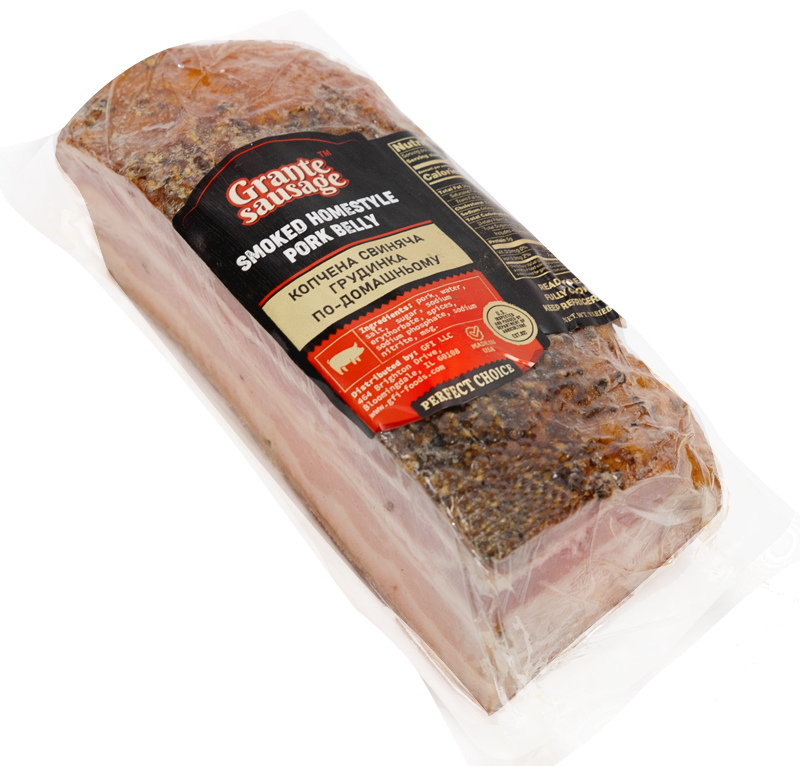 Smoked "Homestyle" Pork Belly, Chunk VP